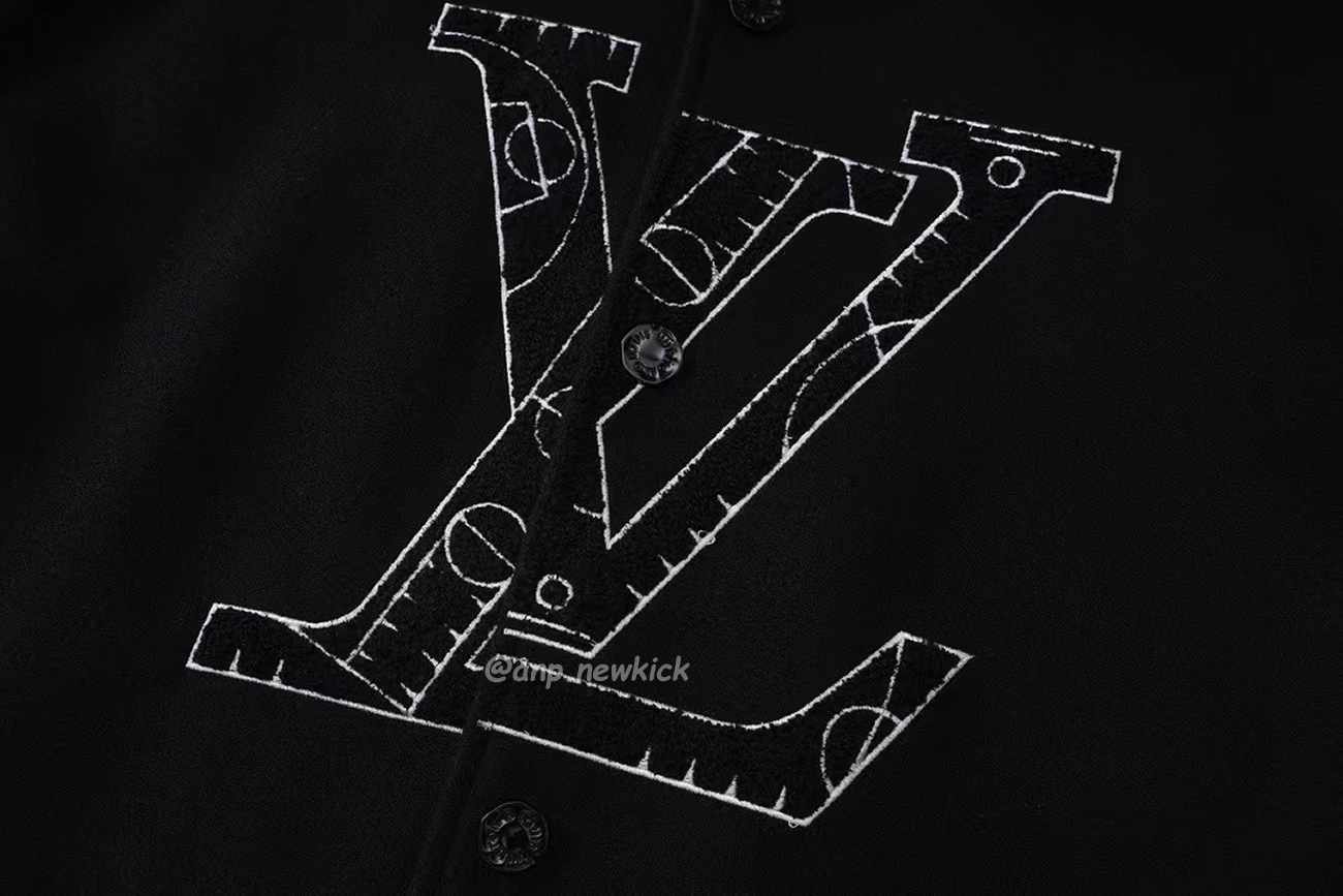Louis Vuitton X Nba Leather Basketball Jacket Black (4) - newkick.org